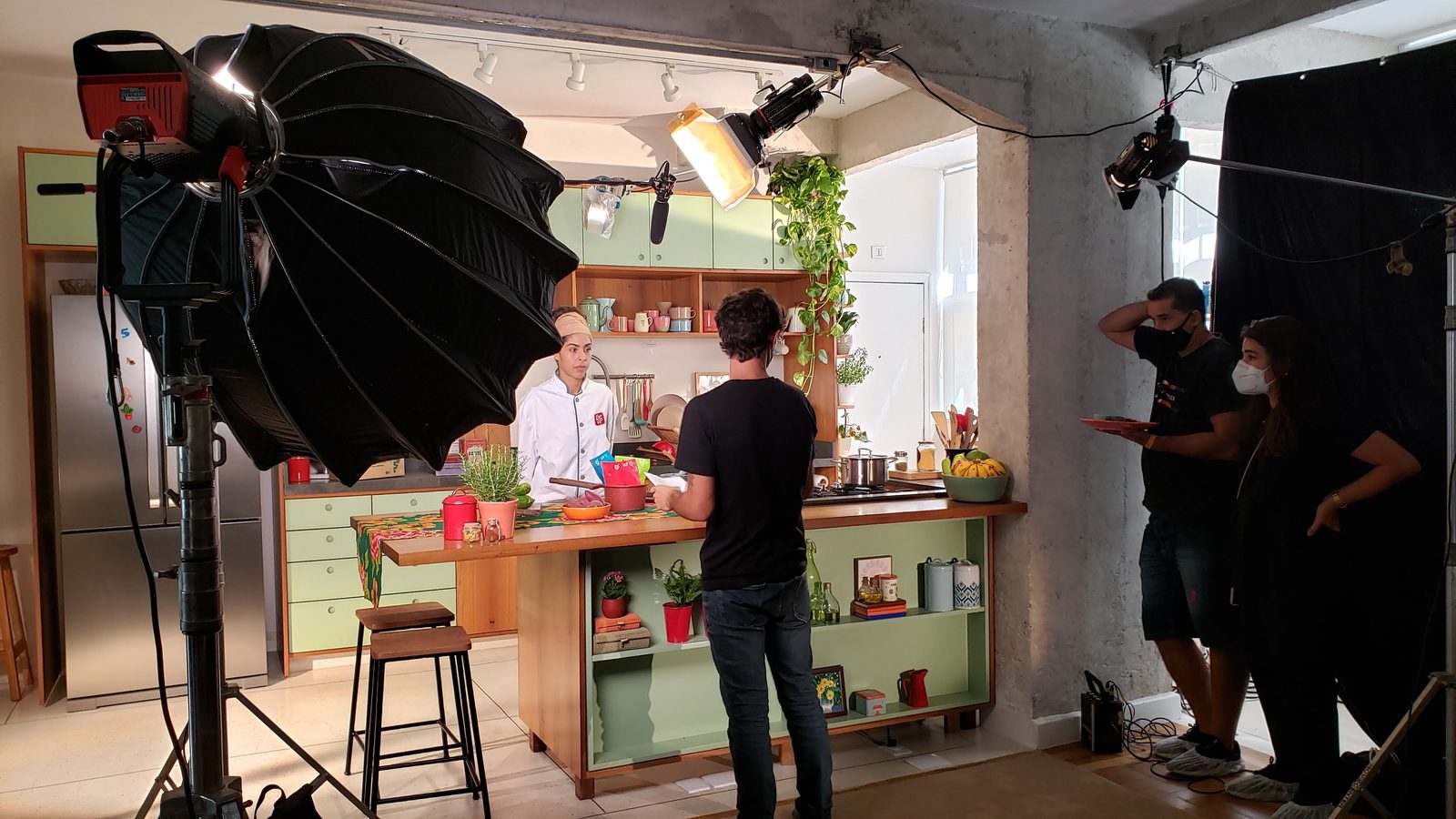 Making of da campanha Menu Bela Gil feita para Liv Up.